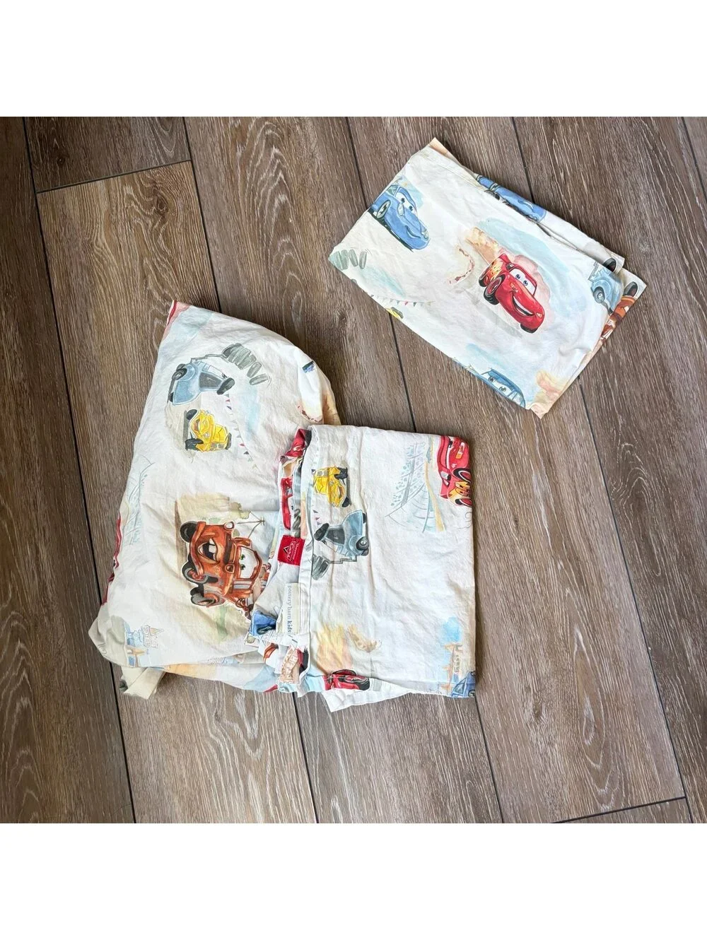 Pottery Barn Disney Cars Toddler Organic Sheet Sets